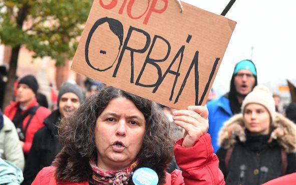 Protest against Hungarian ban on gay propaganda