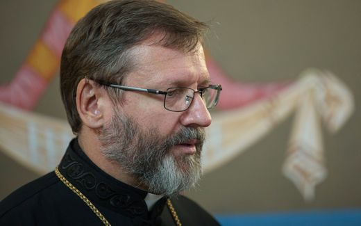 Ukrainian Greek Catholic Major Archbishop of Kyiv-Galicia Sviatoslav Shevchuk. Photo EPA, Balazs Mohai