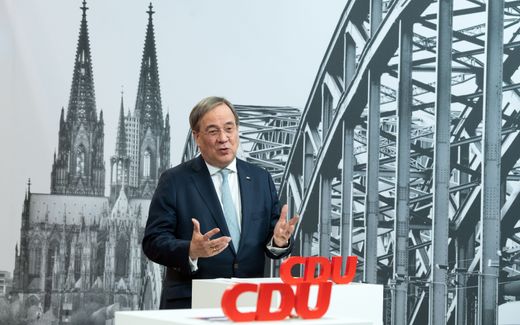 The CDU politician and prime minister of North-Rhine Westphalia is currently in a wide-open election race for becoming the next Chancellor of Germany. The commotion in his party in the largest city of his state will not help him. photo EPA, Federico Gambarini