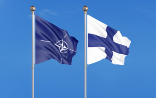 NATO (left) and Finland. Photo KDlehti.fi