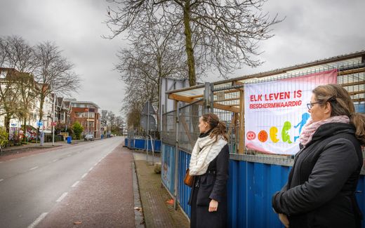 Demonstration at the abortion clinic in the Dutch city of Zwolle. Photo RD, Henk Visscher