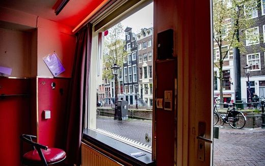 Room of a sex worker in the Red Light District of Amsterdam. Photo ANP, Robin Utrecht

