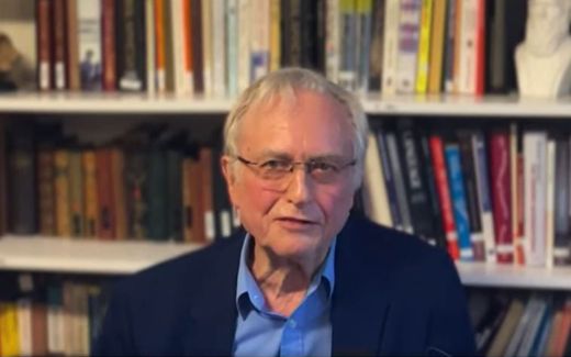 Richard Dawkins during an interview on Easter Sunday. Photo screenshot YouTube, LBC 