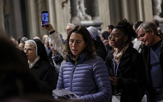 "There are many different variations, but the common thing is that people come together to pray for the country." Photo EPA, Giuseppe Lami