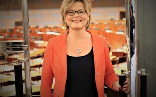 Sari Tanus was elected chairman of the Parliament's Bible Group. (Photo by Jukka Salmi)