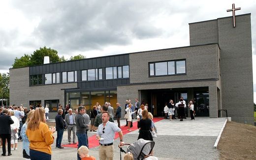 The opening of the new church in Skien this summer. Photo DELK Telemark, Kristelig Pressekontor