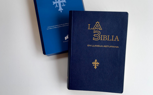 Asturian Bible. Photo Spanish Bible Society 