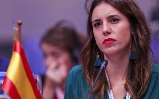 In particular, the LGBT organisations target Irene Montero, Spain’s Equality minister. Photo EPA, Juan Ignacio Roncoroni