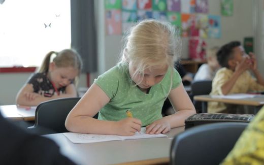 Pupil at the Christian Bjerkely school in Norway. Photo Bjerkely school