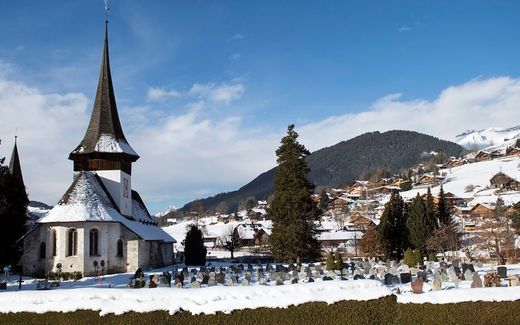 A church in Rougemont, Switzerland. photo EPA, Peter Schneider