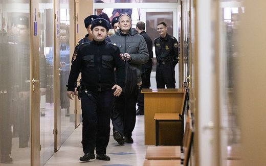 Jehovah's Witness Dennis Christensen in a Russian Court. Recently, Christensen was released. Photo Jehovah's Witnesses