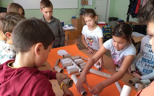 Students at the Petko R. Slaveykov school in Sofia. Photo Petko R. Slaveykov school