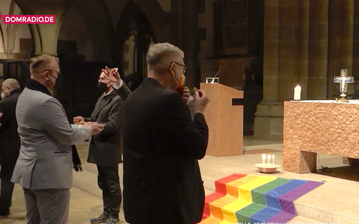 Queer service in Munich. Screenshot livestream Archdiocese Munich